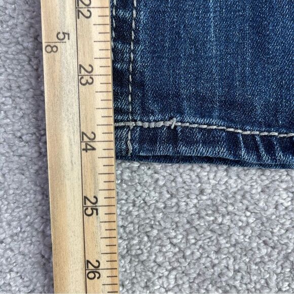 Daytrip Virgo Capri Jeans Women’s 30X24 Blue Straight Mod-Rise Dark Denim - Picture 11 of 13